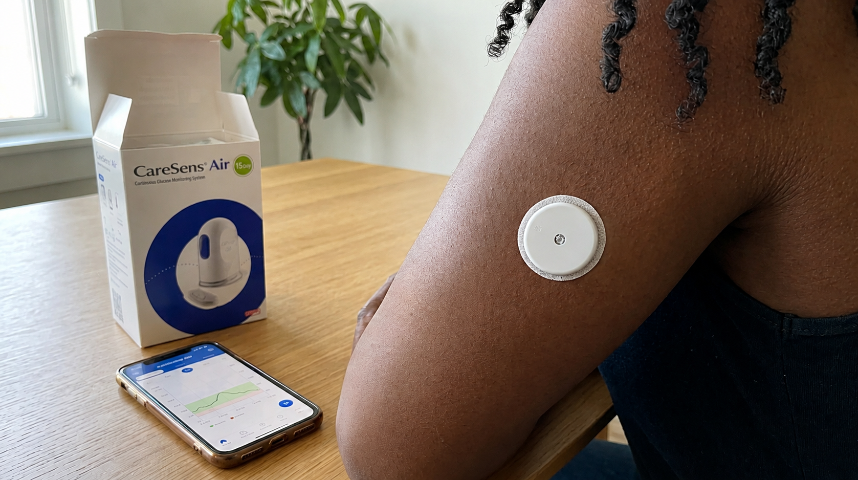 CareSens Air continuous glucose monitor